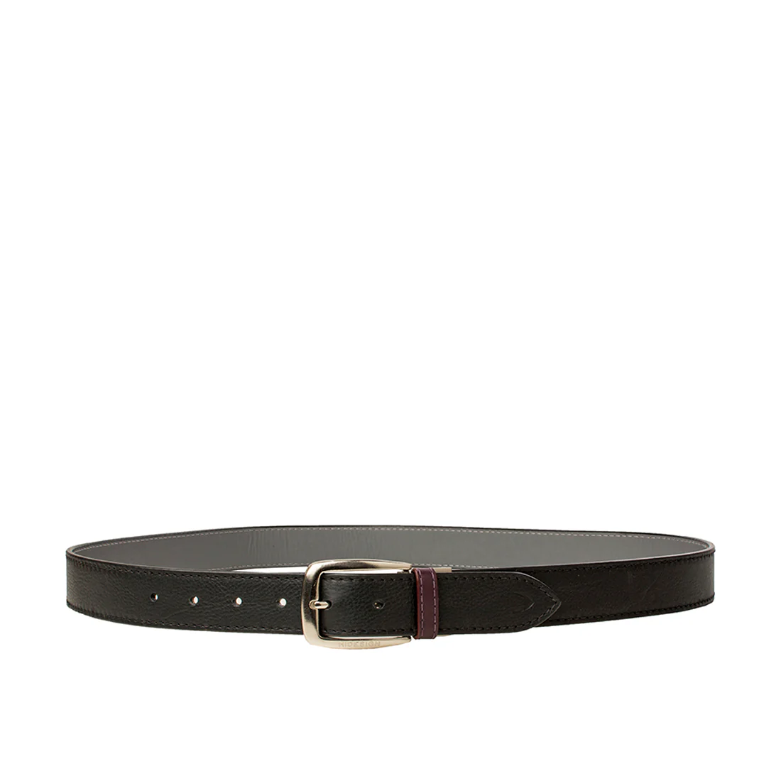 Cyril Men's Black Non Reversible Leather Belt