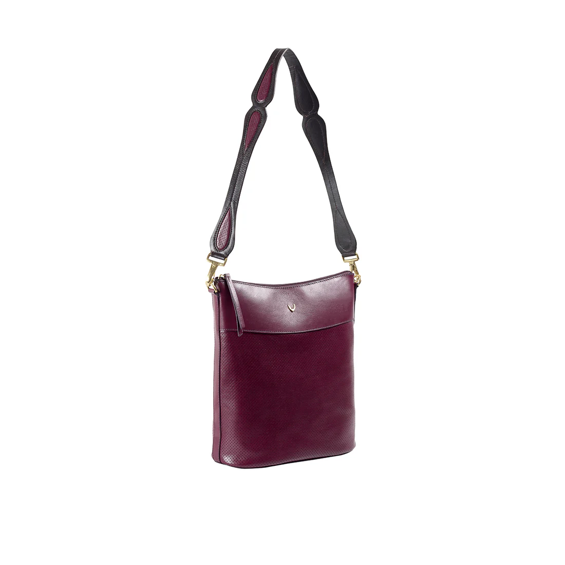 Dancing 01 Purple Leather Tote Bag - Image 2