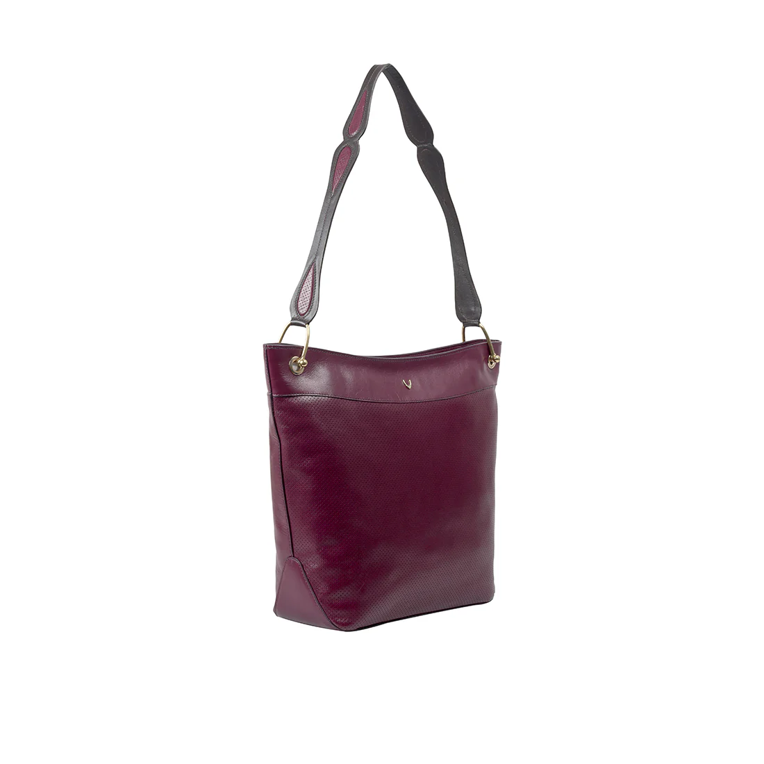 Dancing 03 Purple Leather Tote Bag - Image 2