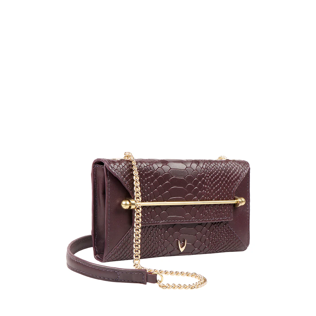 Delilah W1 Purple Leather Sling Wallet - Image 2