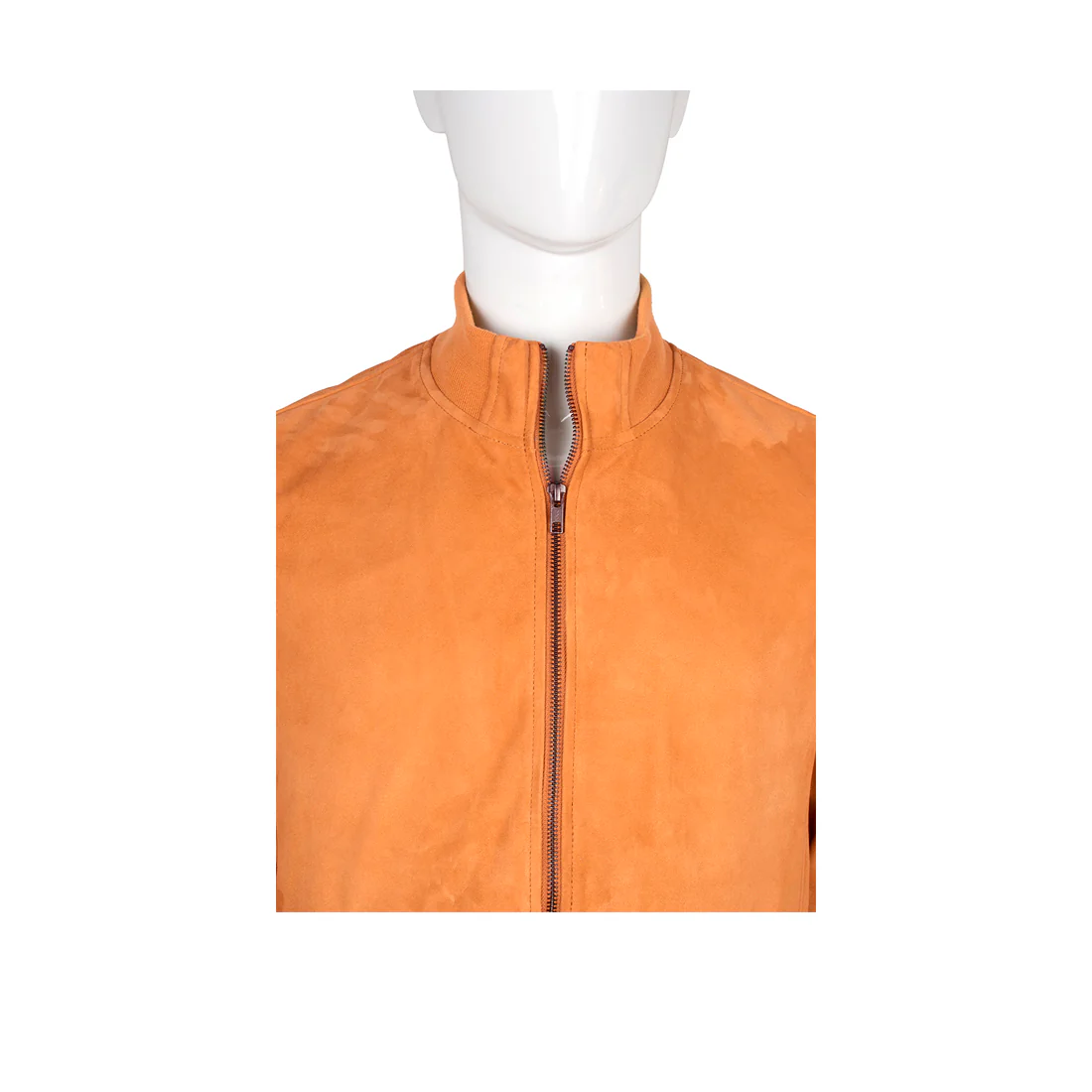 Depp Men's Tan Bomber Style Leather Jacket - Image 4