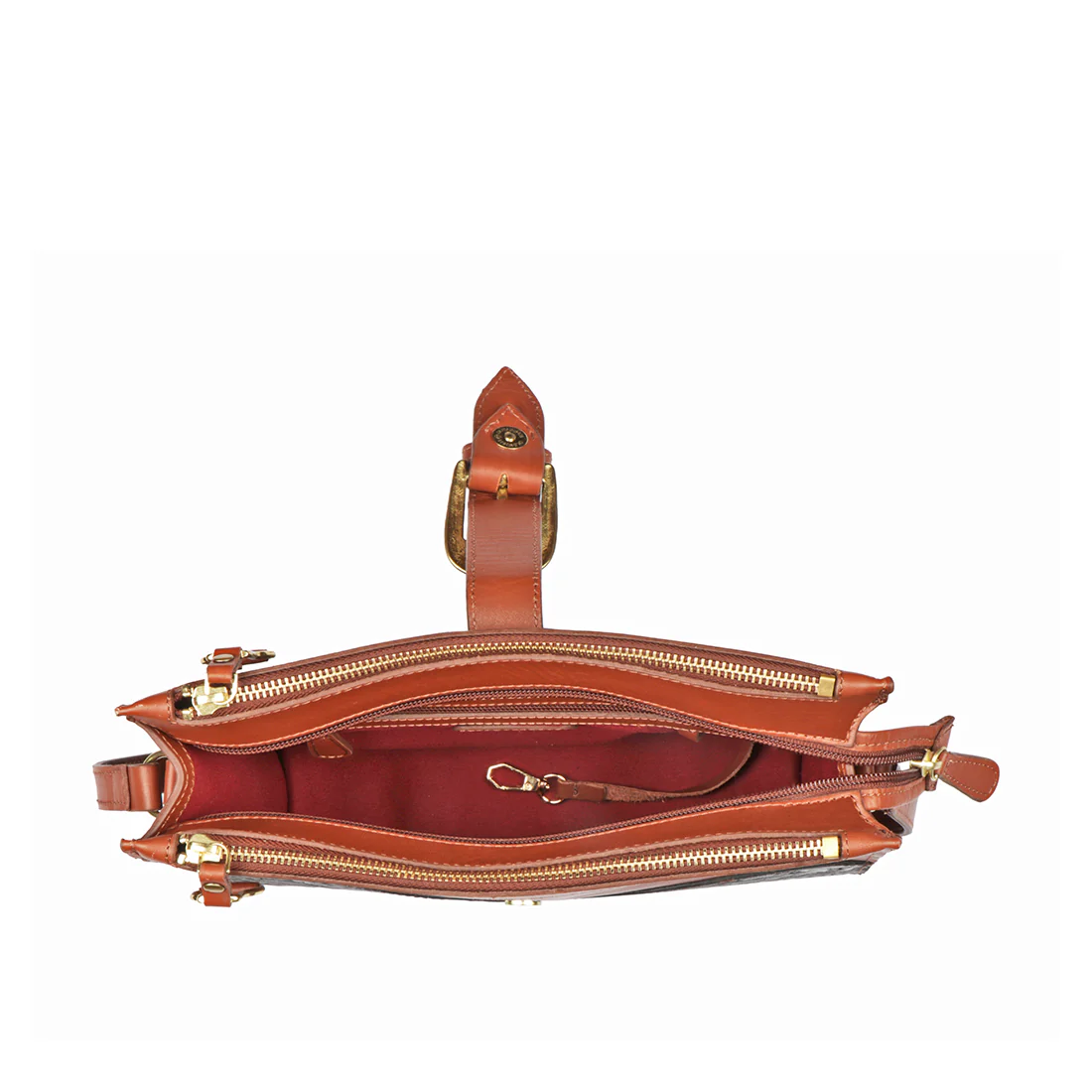Desert Wind 02 Tan Leather Crossbody - Image 6