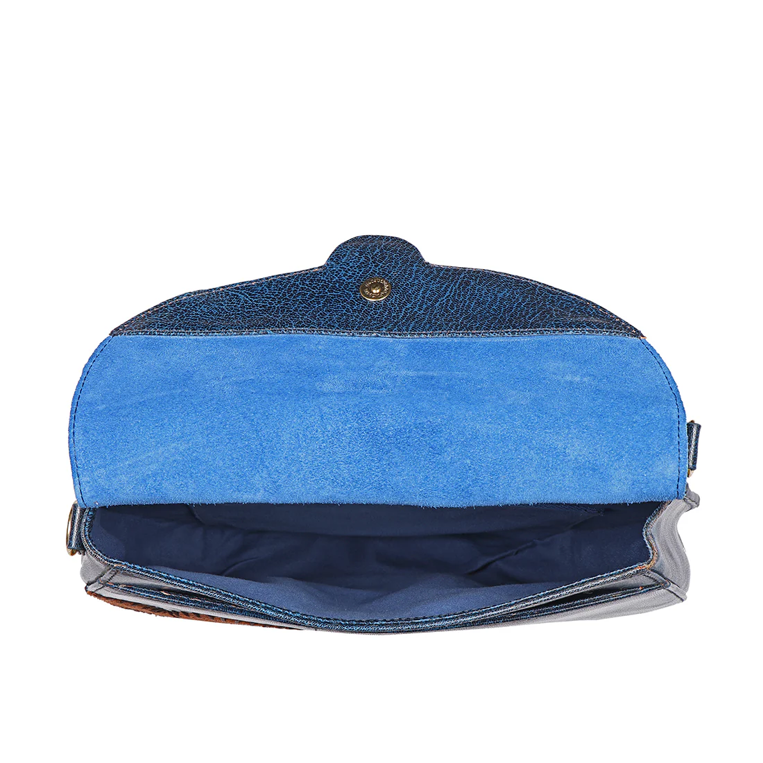Diana 02 Blue Leather Crossbody - Image 5