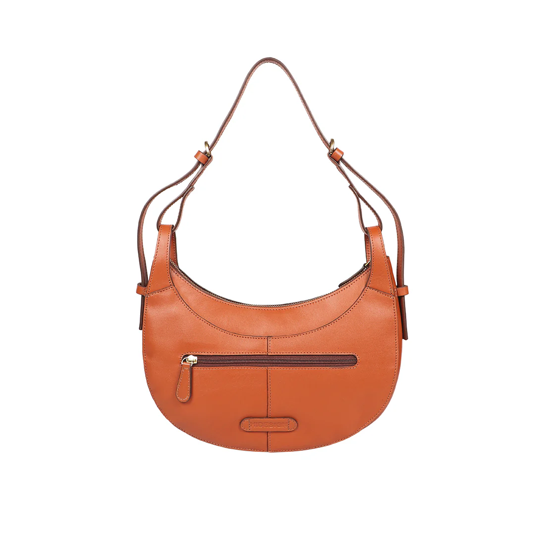 Dinah 01 Orange Leather Shoulder Bag - Image 3