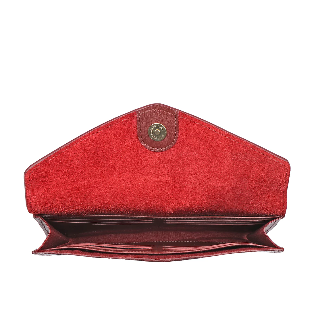 Dinah W1 Red Leather Clutch Wallet - Image 7