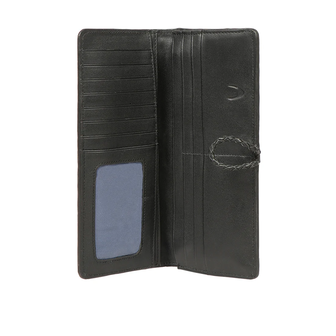 Donna W1 Black Leather Bi-Fold Wallet - Image 7