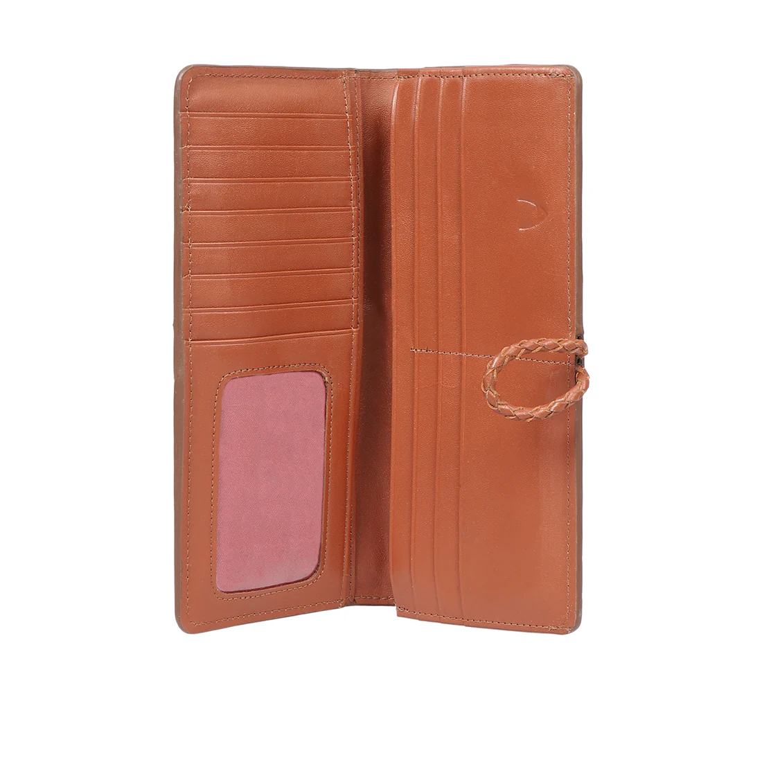 Donna W1 Tan Leather Bi-Fold Wallet - Image 6