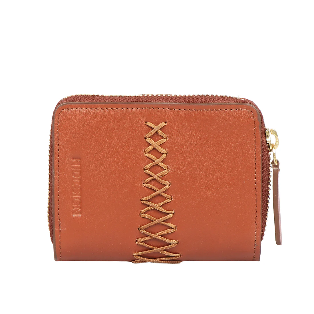 Donna W2 Tan Leather Trifold Wallet - Image 4