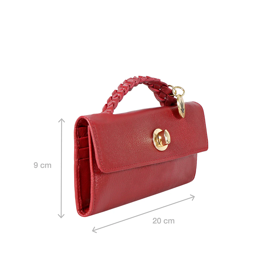 Donna W4 Marsala Leather Trifold Wallet - Image 3