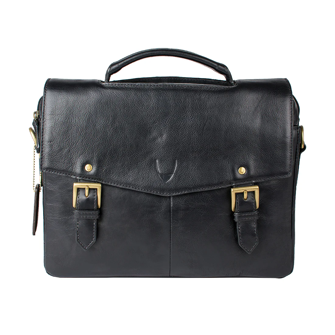 Douglas 04 Black Leather Briefcase - Image 2