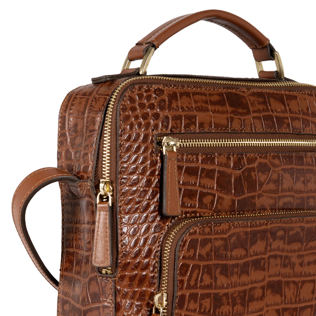 Draper 02 Tan Leather Crossbody - Image 6