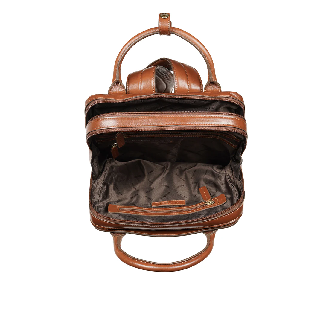 Duke 01 Tan Leather  Backpack - Image 6