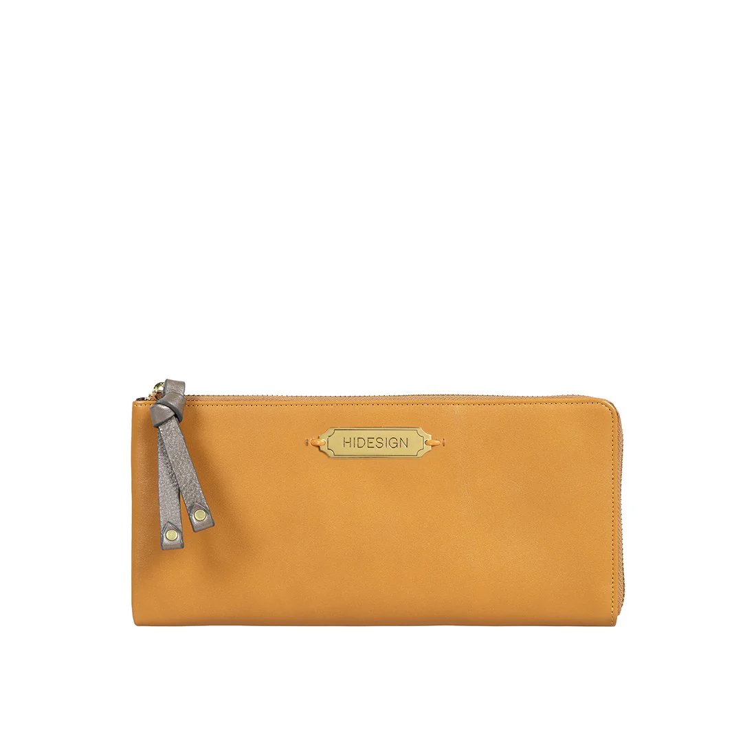 Dumas W1 Brown Leather Zip Around Wallet