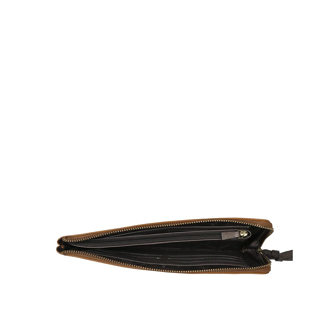 Dumas W1 Brown Leather Zip Around Wallet - Image 3