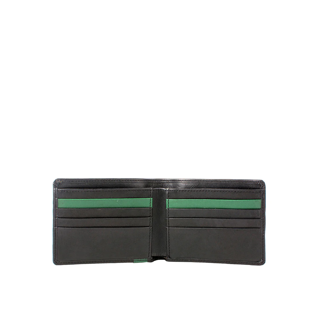 Dw004 Black Leather Bi-Fold Wallet - Image 2
