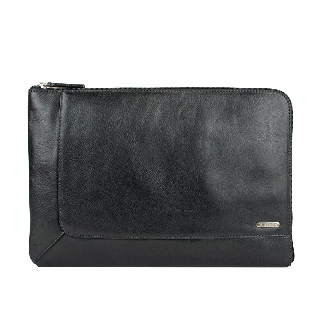 Eastwood 04 Black Leather Laptop Sleeve