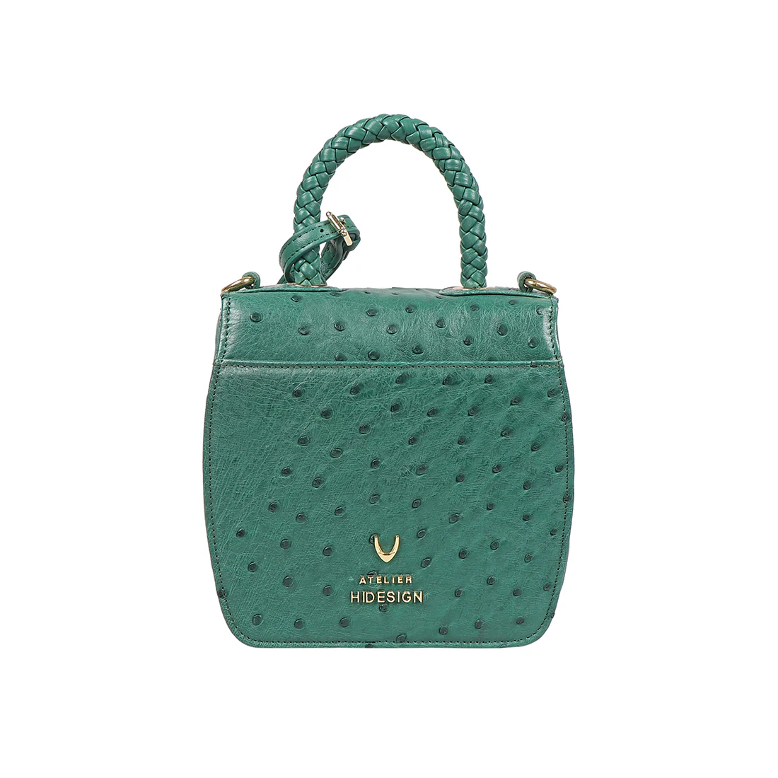 Eda 04 Green Leather Sling Bag - Image 4