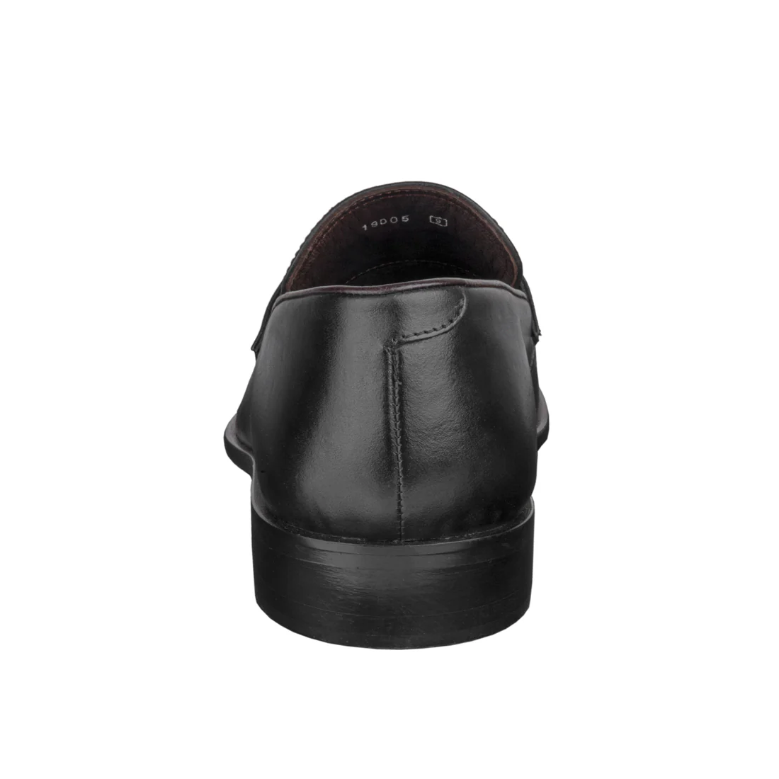 Edward Men's Black Leather Slip On - Image 7