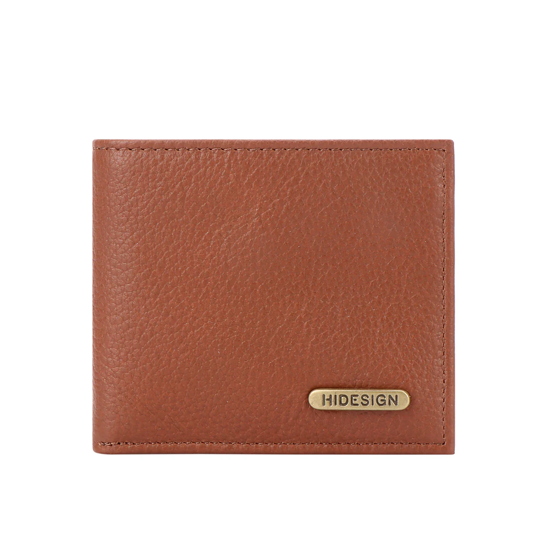 Ee 017Sc  Tan Leather Bi-Fold Wallet