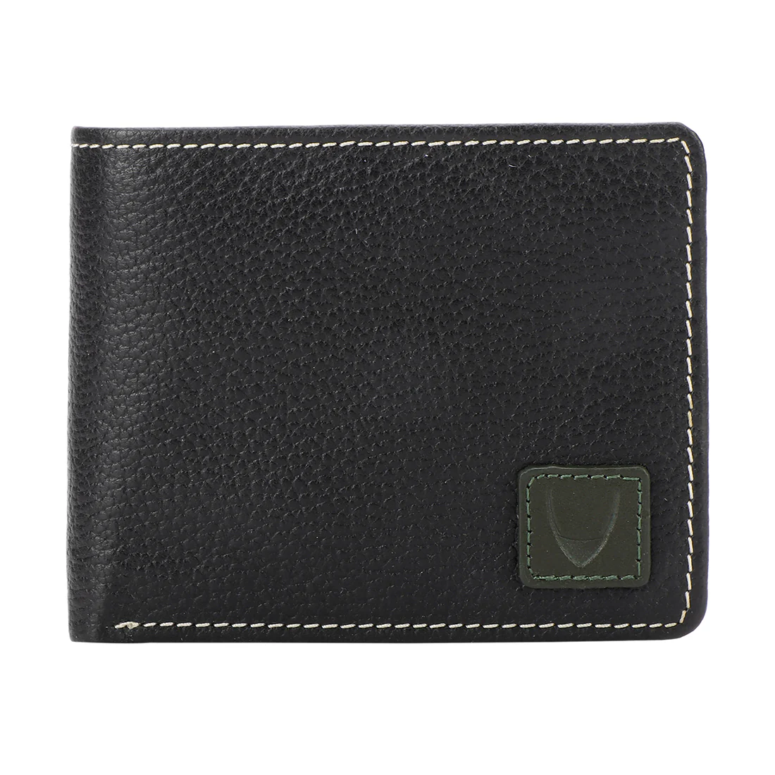 Ee 036-01 Black Leather Bi-Fold Wallet