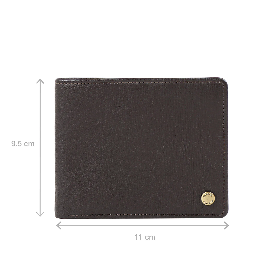 Ee 036-02 Brown Leather Bi-Fold Wallet - Image 3