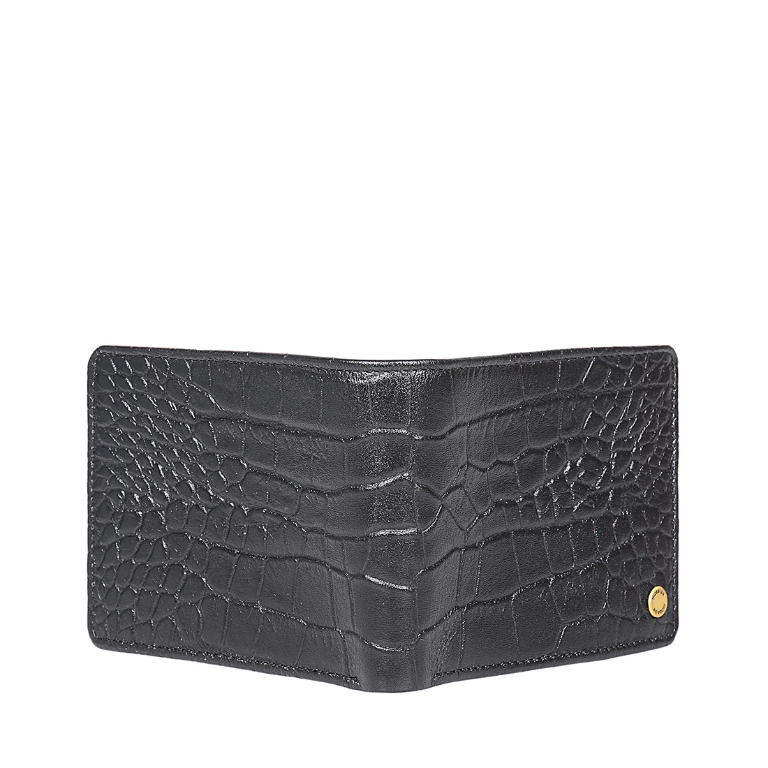 Ee 036-02 Black Leather Bi-Fold Wallet - Image 4