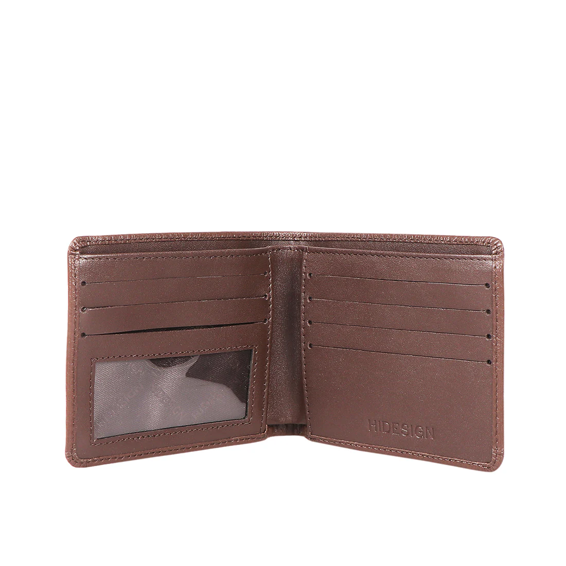 Ee 036-02 Brown Leather Bi-Fold Wallet - Image 2