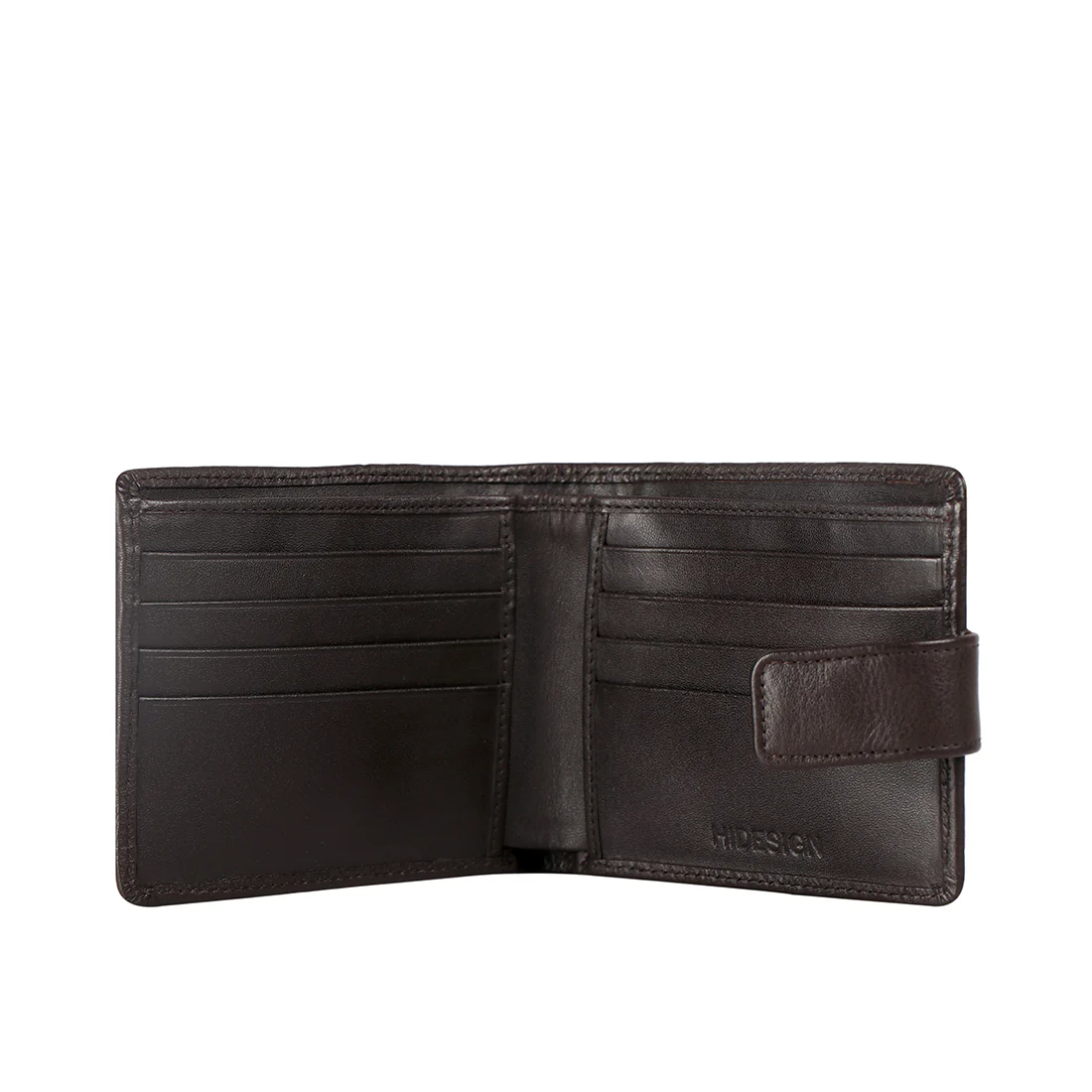 Ee 272-017 Brown Leather Bi-Fold Wallet - Image 2