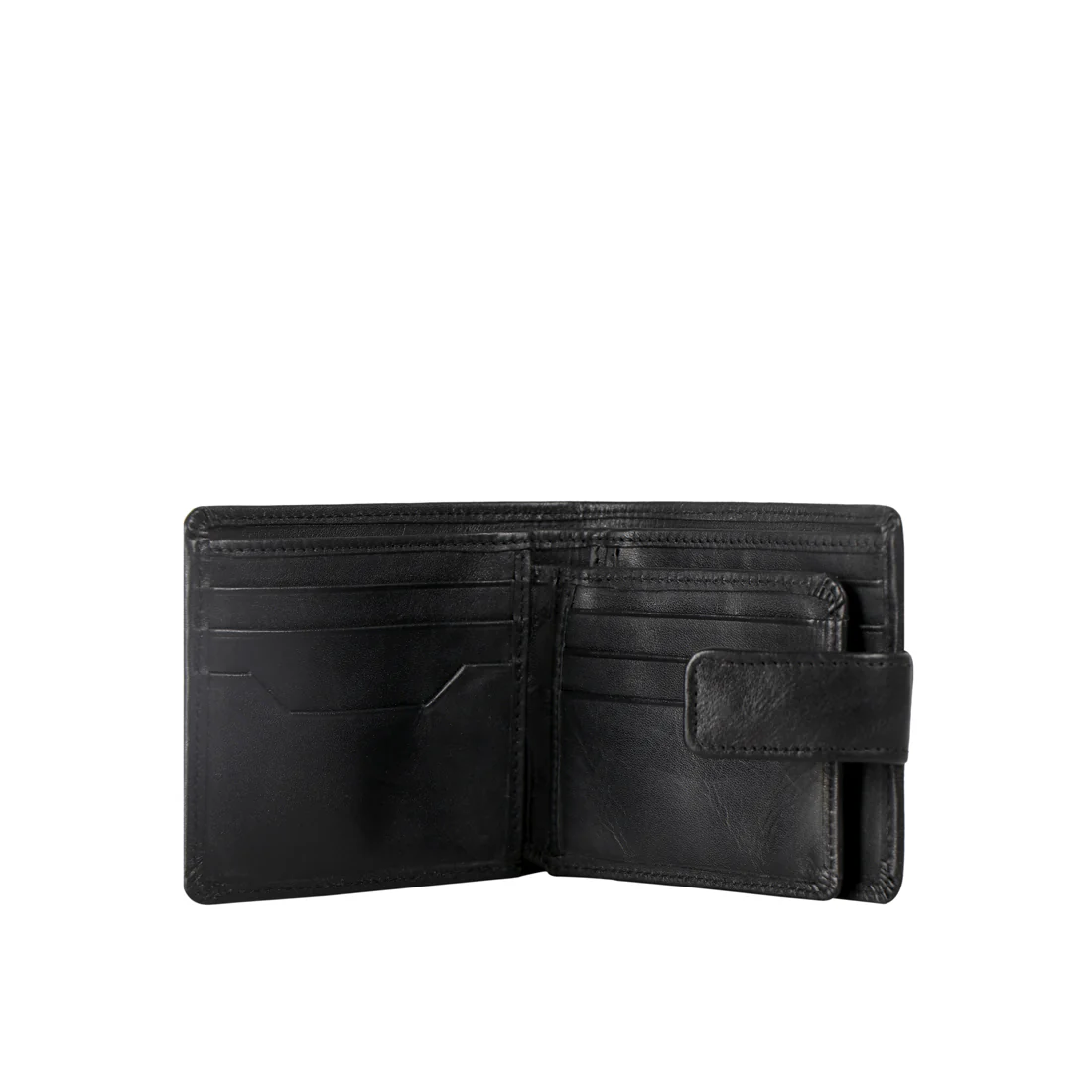 Ee 272-2020S Black Leather Bi-Fold Wallet - Image 2