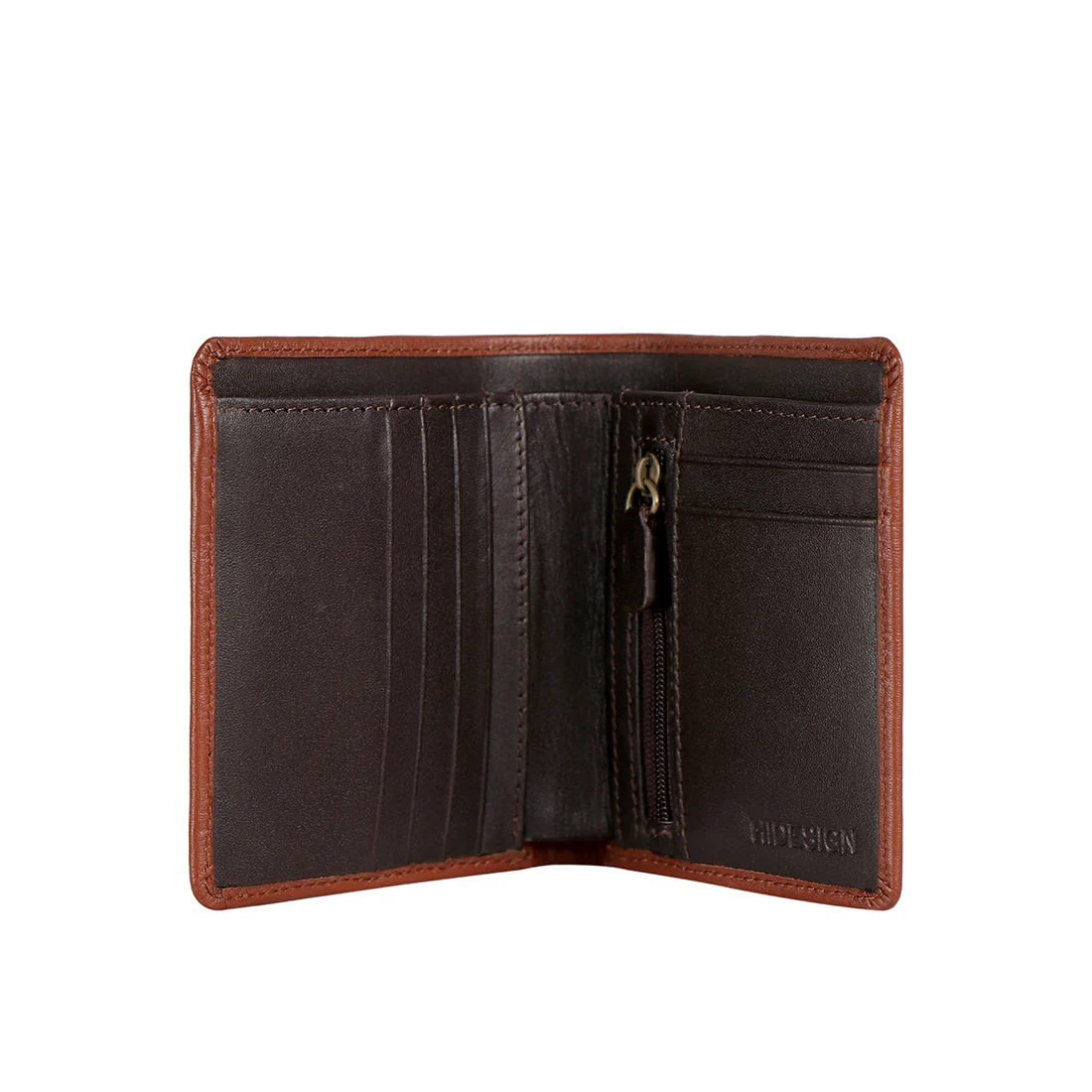 Ee 273-F150 Tan Leather Bi-Fold Wallet - Image 2