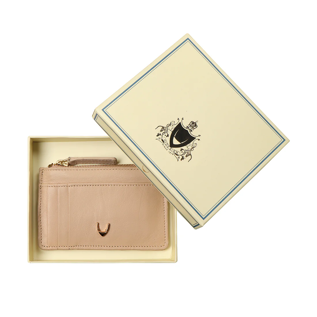 Ee 326 Ch Nude Leather Card Holder - Image 7