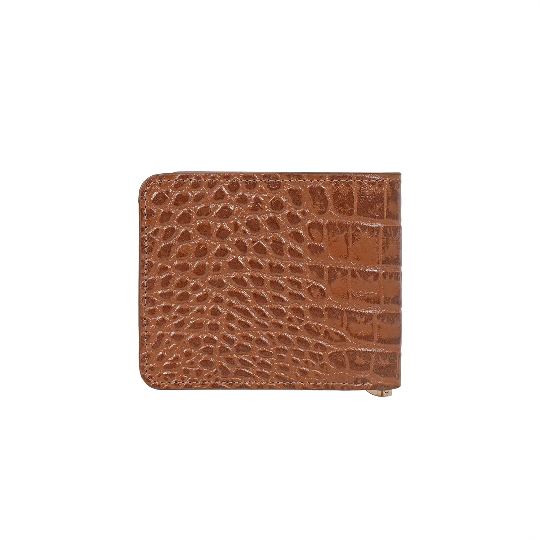 Ee 339-Mc Tan Leather Money Clip - Image 4
