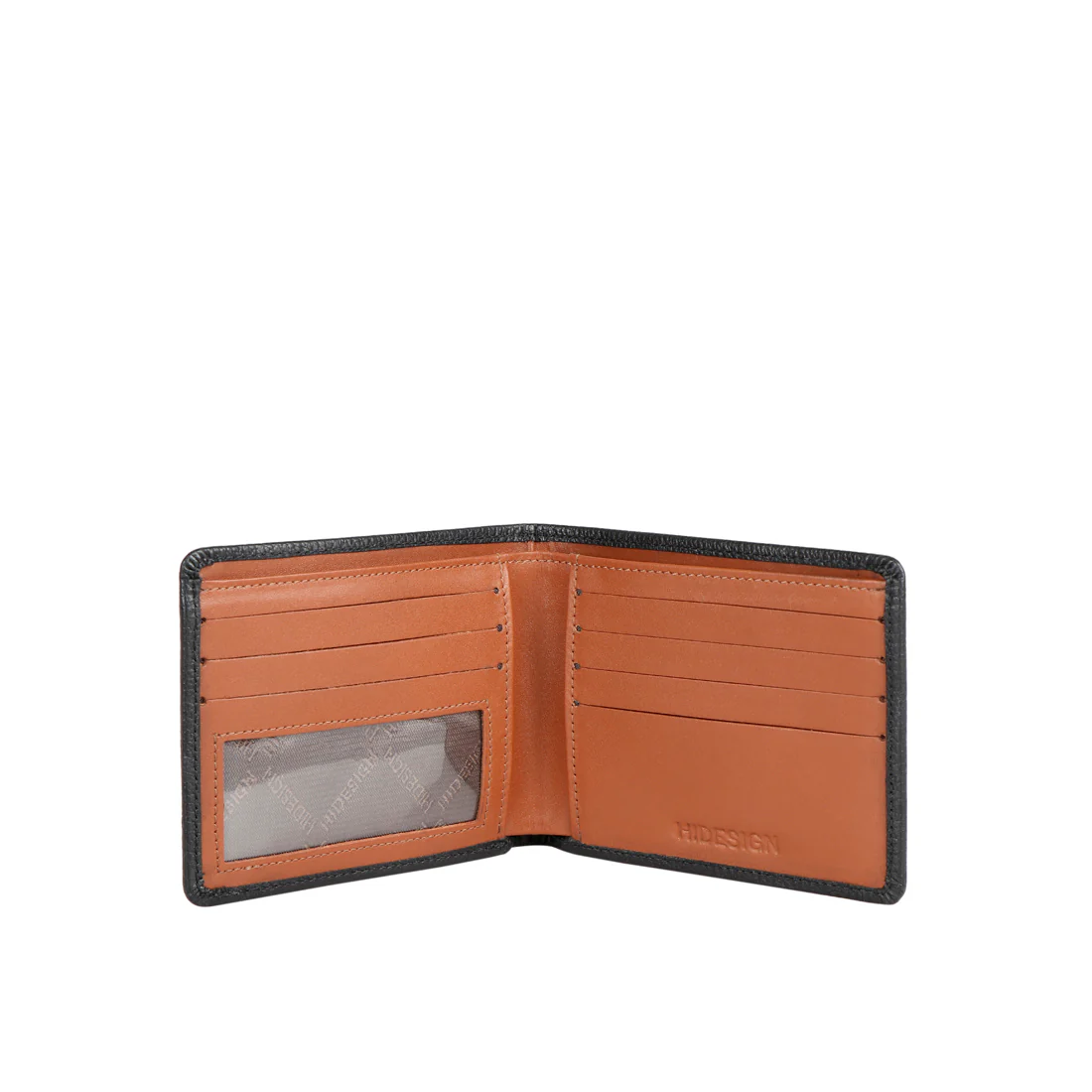 Ee 347-036 Black Leather Bi-Fold Wallet - Image 2