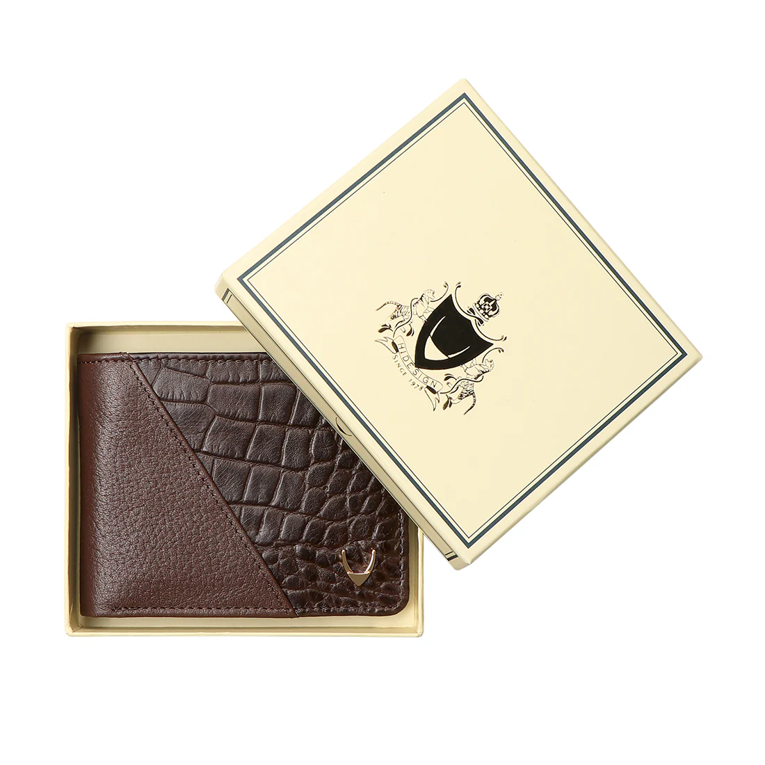 Ee 351-036 Brown Leather Bi-Fold Wallet - Image 7