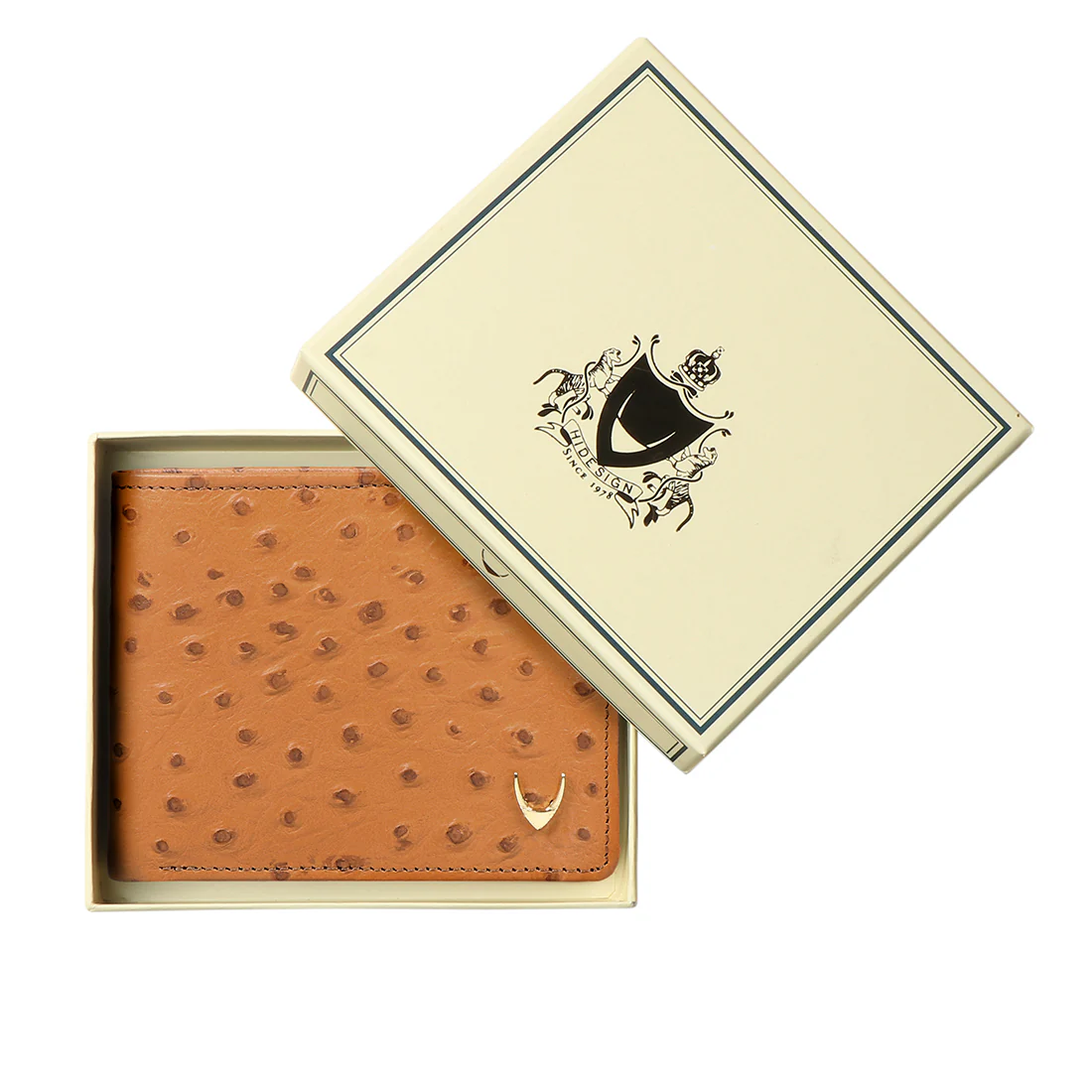 Ee 386-017 Tan Leather Bi-Fold Wallet - Image 8