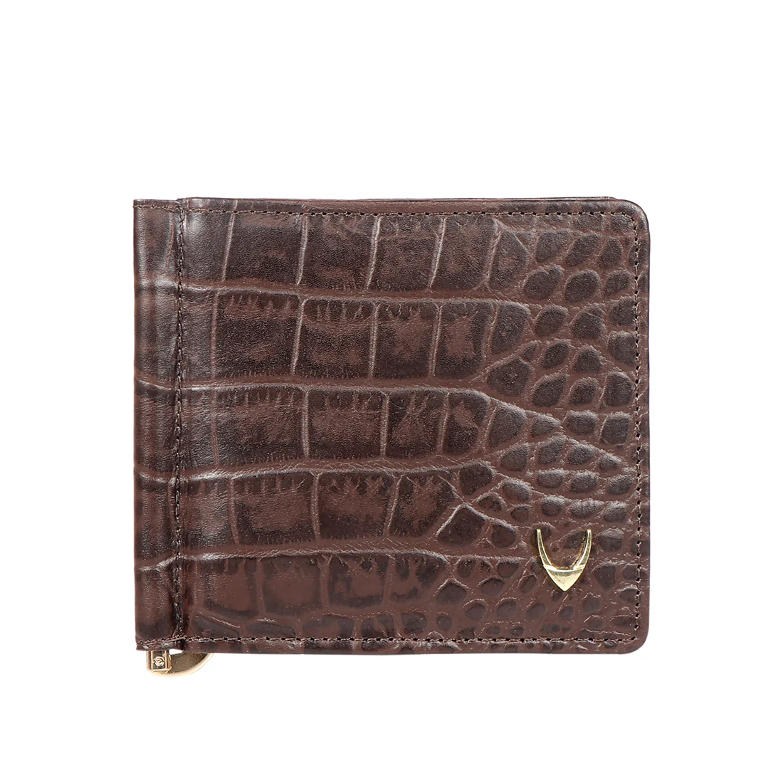 Ee 386-Mc  Brown Leather Money Clip - Image 3