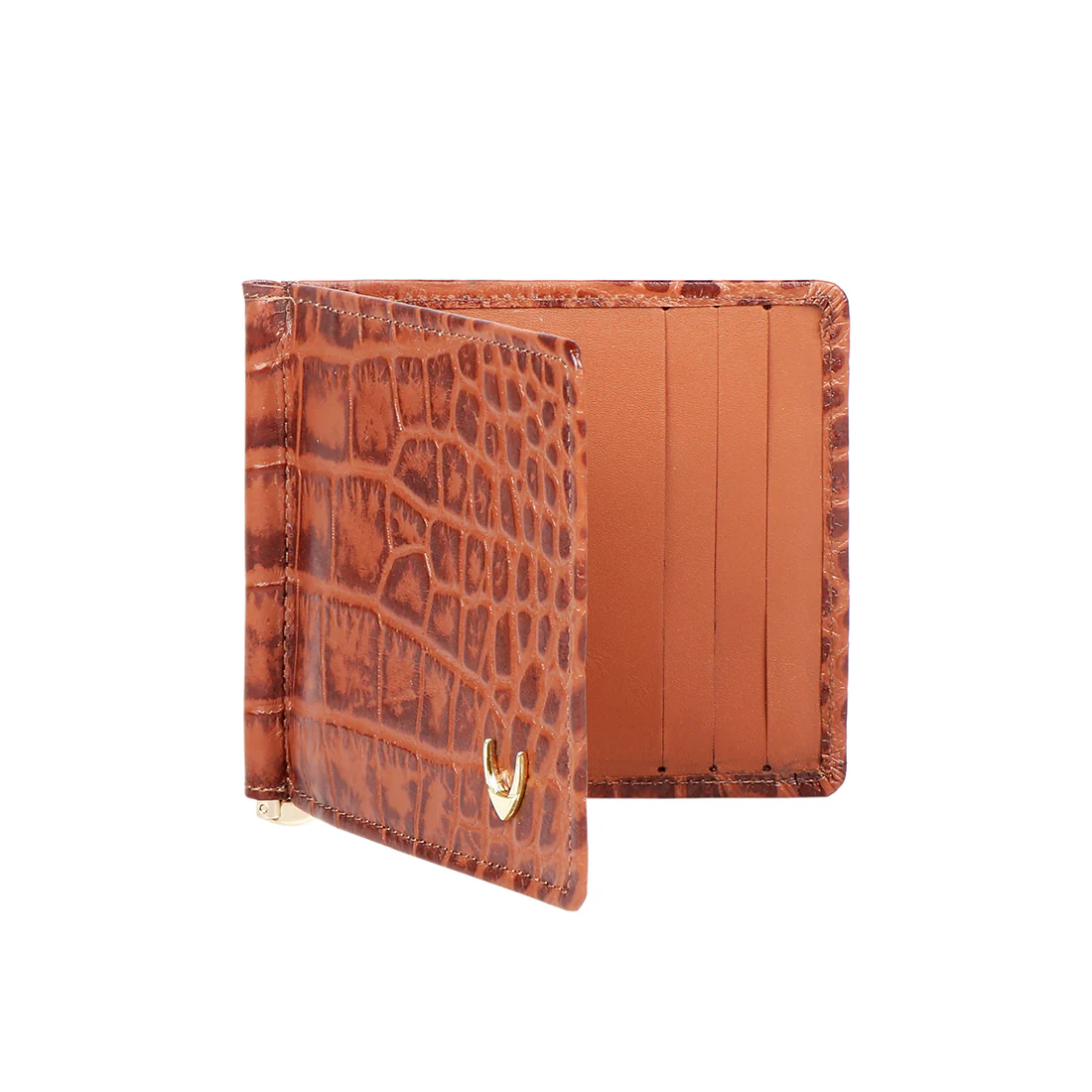 Ee 386-Mc  Tan Leather Money Clip - Image 2