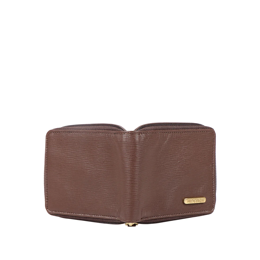 Ee 387-030 Brown Leather Zip Around Wallet - Image 5
