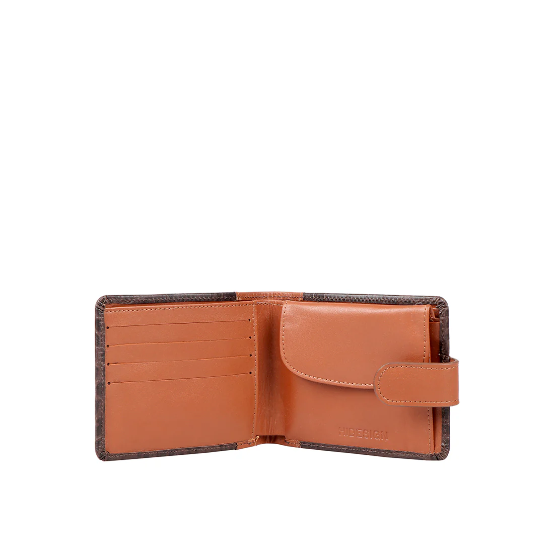 Ee 389-010  Brown Leather Bi-Fold Wallet - Image 2