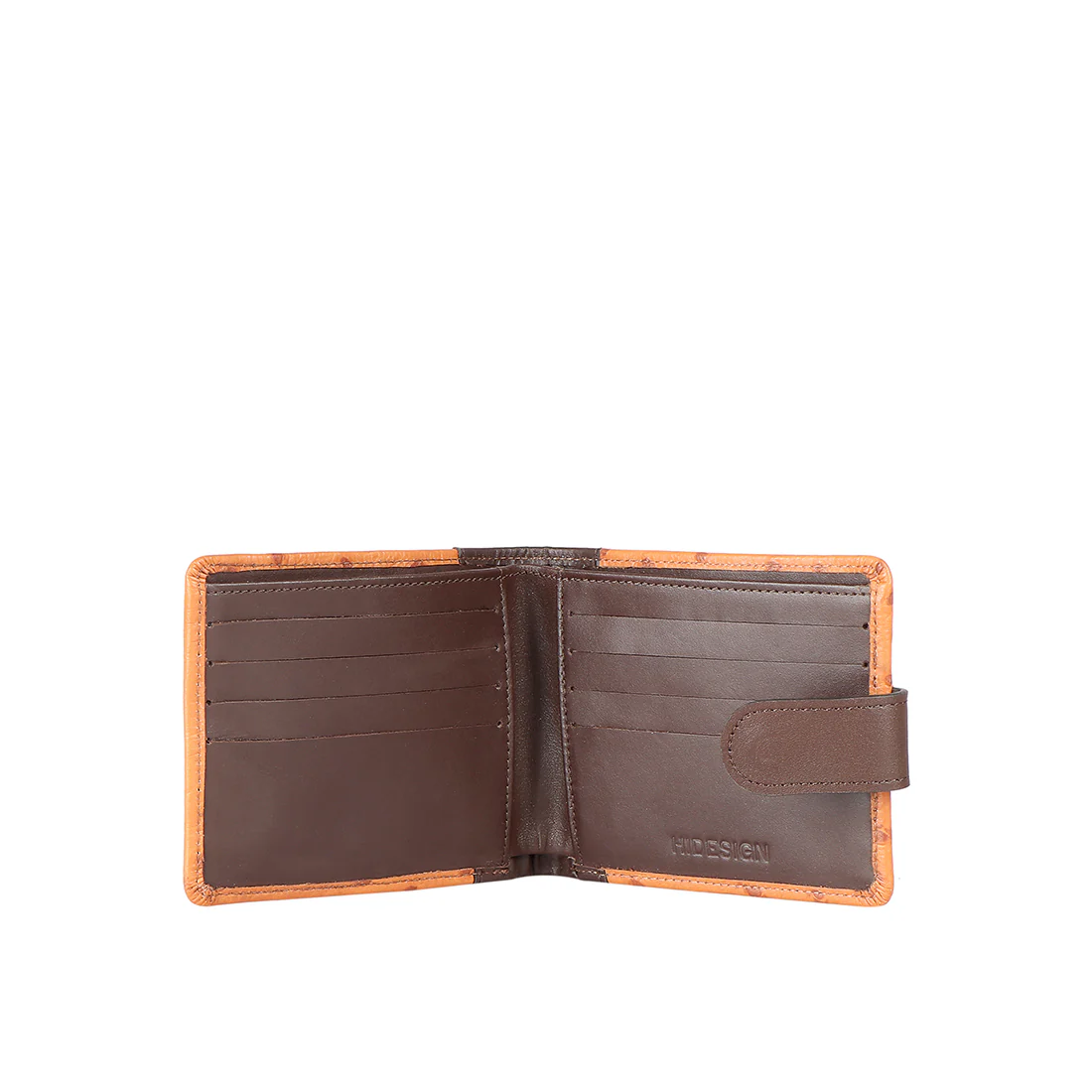 Ee 389-017 Tan Leather Bi-Fold Wallet - Image 3