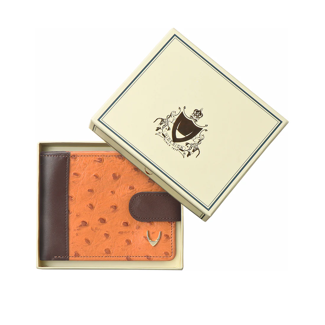 Ee 389-017 Tan Leather Bi-Fold Wallet - Image 6