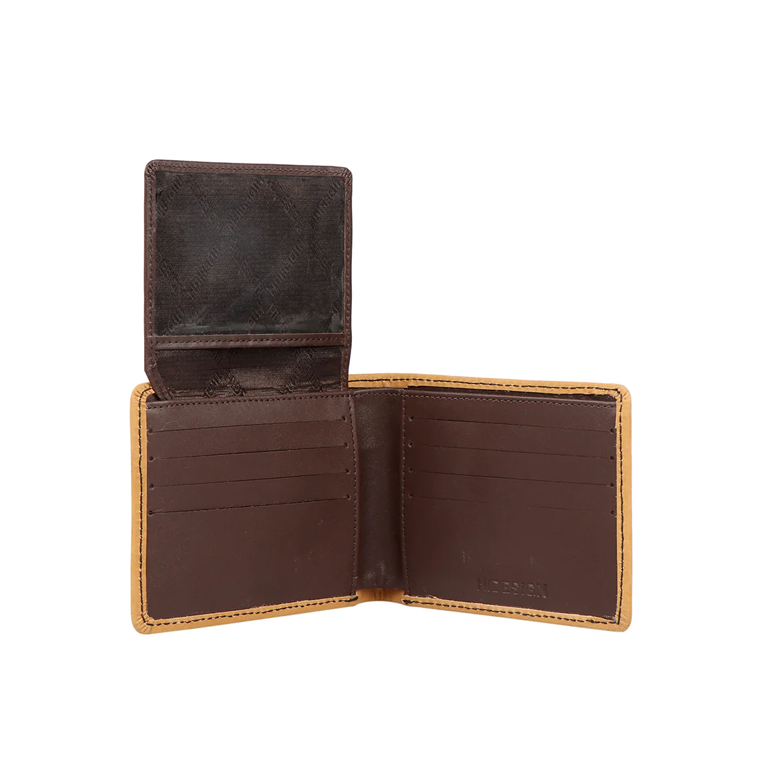 Ee 391-2021S Tan Leather Bi-Fold Wallet - Image 2