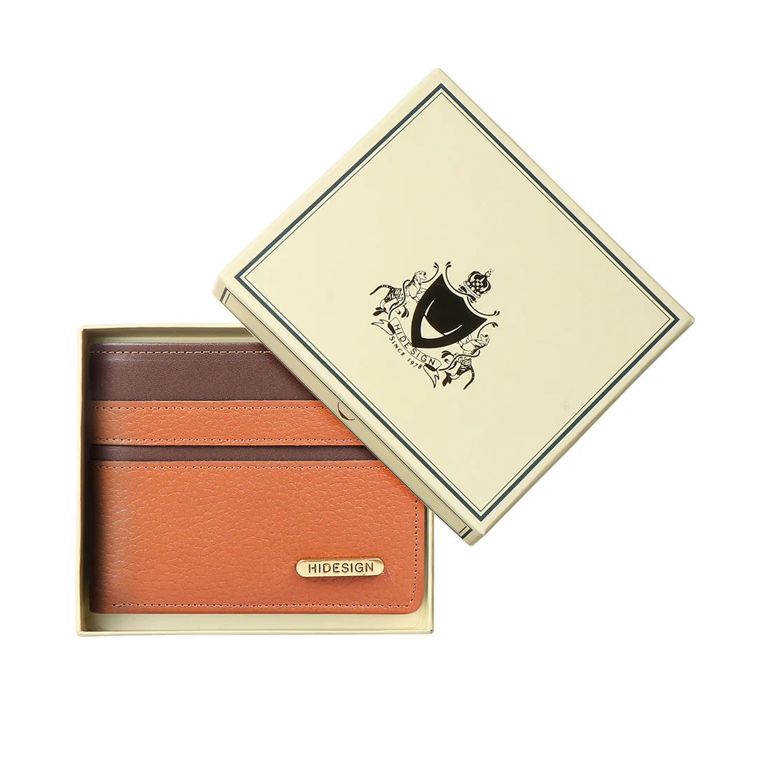 Ee 395-010 Tan Leather Bi-Fold Wallet - Image 6
