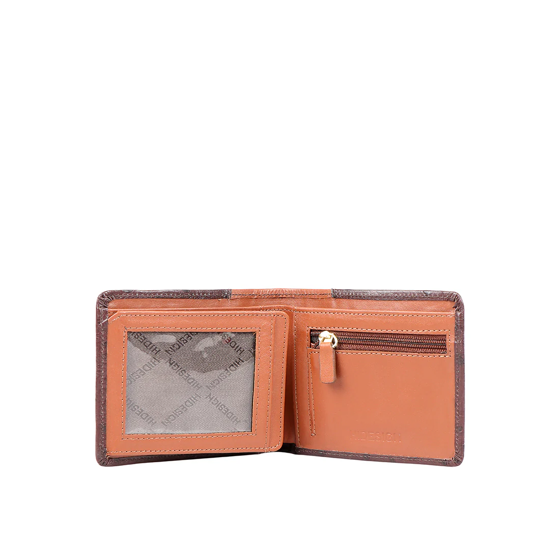 Ee 398-490  Brown Leather Bi-Fold Wallet - Image 4