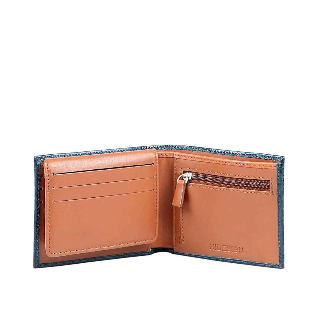 Ee Altair W1 Blue Leather Bi-Fold Wallet - Image 2