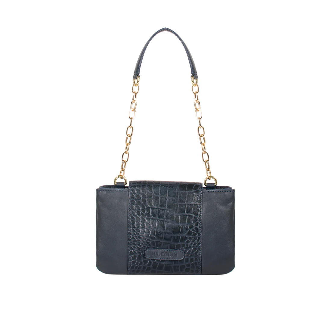 Ee Aquarius 01 Blue Leather Shoulder Bag - Image 3