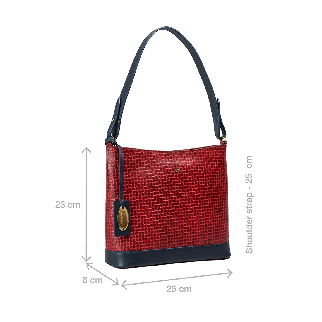 Ee Aries 01 Red Leather Shoulder Bag - Image 2