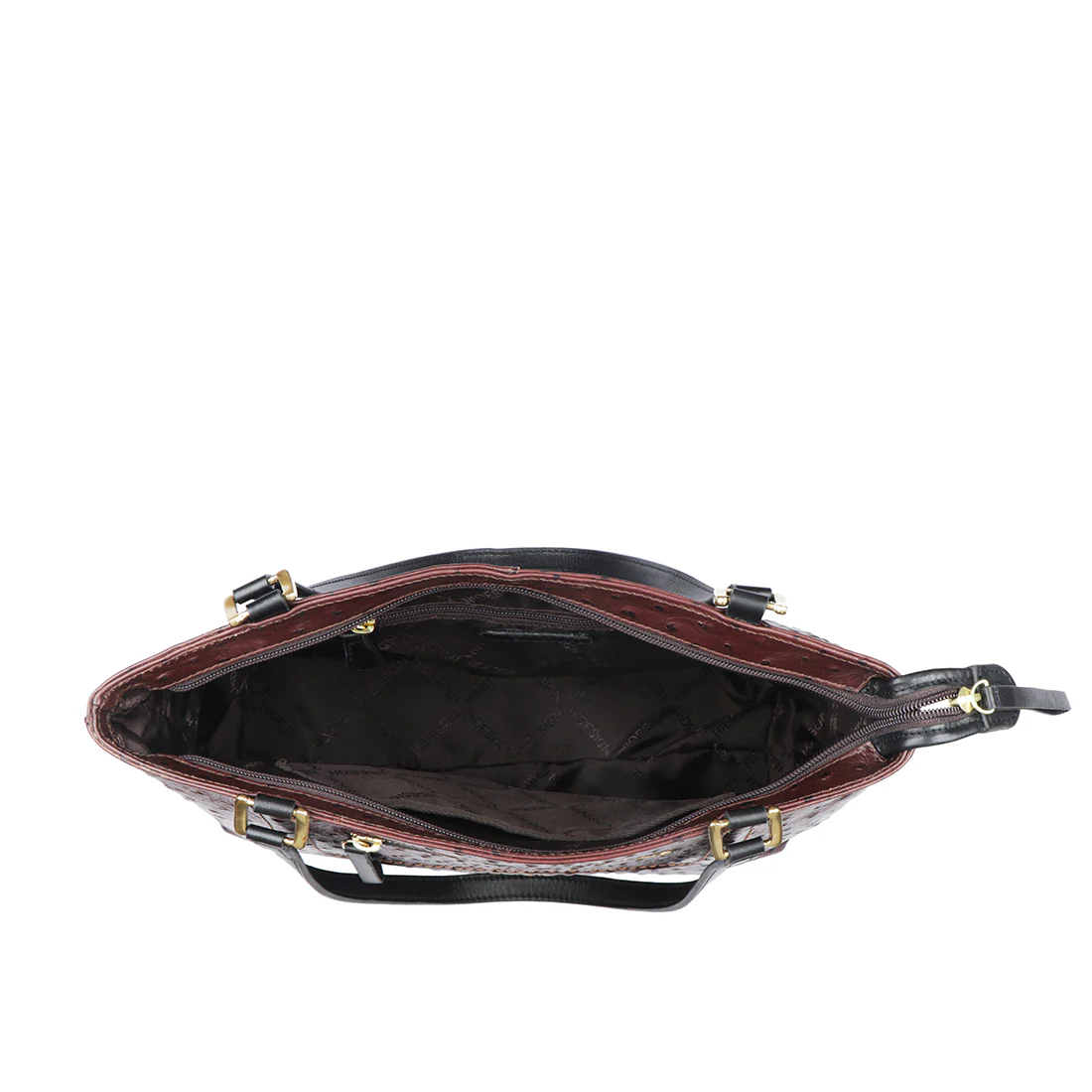 Ee Aspen 03 Brown Leather Tote Bag - Image 4