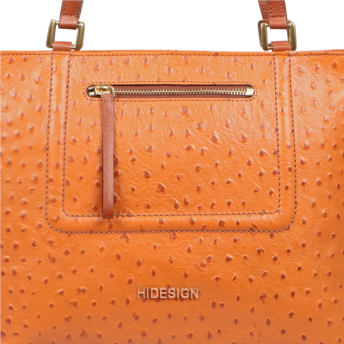 Ee Aspen 03 Tan Leather Tote Bag - Image 5