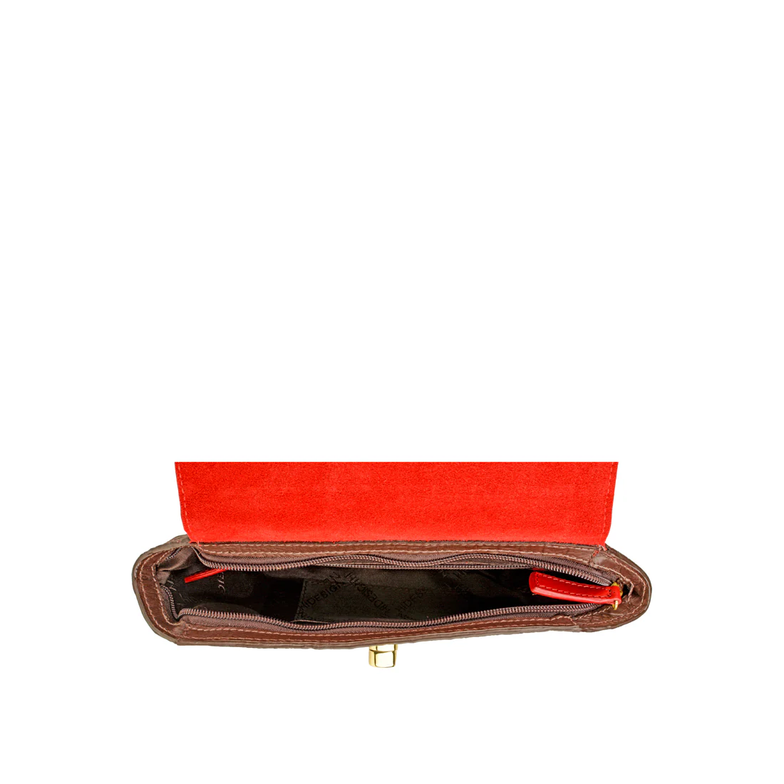 Ee Atria 04 Red Leather Clutch Wallet - Image 4